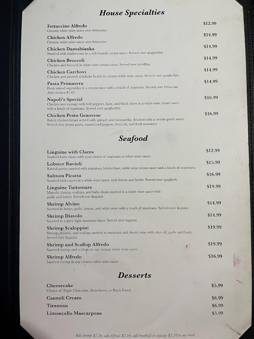 Napoli's Italian Restaurant